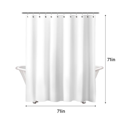 Sunlit Designer Popular Shower Curtain, Ombre Blue Fabric Contemporary Shower Curtains for Bathroom Décor
