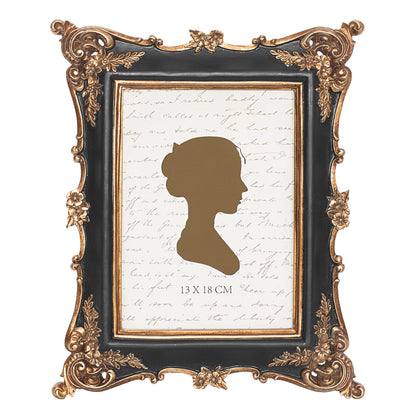 Sunlit Vintage Picture Frame 4x4 Inch, Luxury Antique Square Photo Frames with Glass Front, Photo Display, Tabletop Wall Hanging, Gift Ideas, Bronze Gold