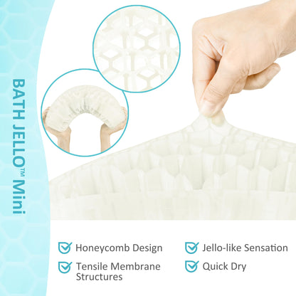 Bath Jello Gel Bath Pillow – Ergonomic Lumbar Support for Bathtub Comfort