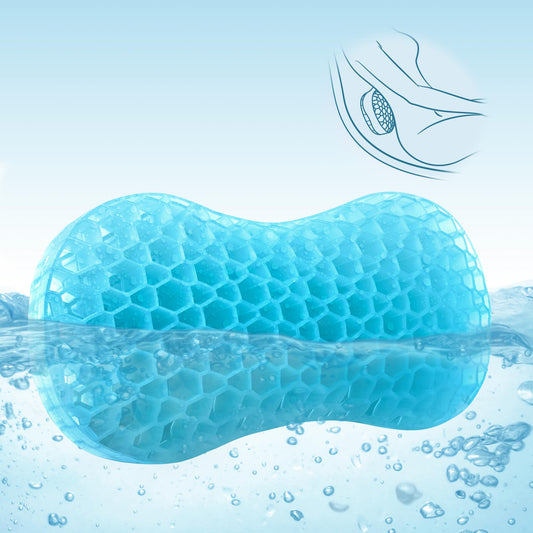 Bath Jello Gel Bath Pillow – Ergonomic Lumbar Support for Bathtub Comfort