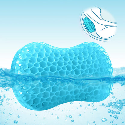 Bath Jello Gel Bath Pillow – Ergonomic Lumbar Support for Bathtub Comfort