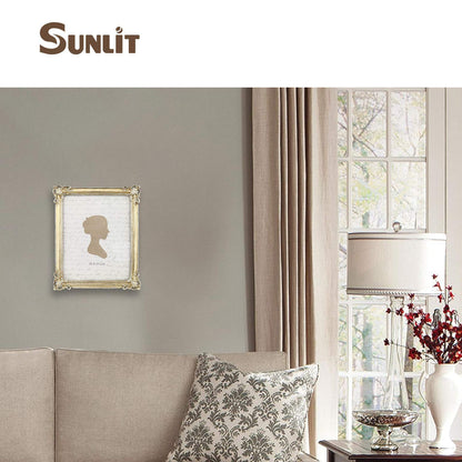 Sunlit Vintage Picture Frame 4x6 Inch, Luxury Antique Photo Frames with Glass Front, Photo Display, Tabletop Wall Hanging, Gift Ideas