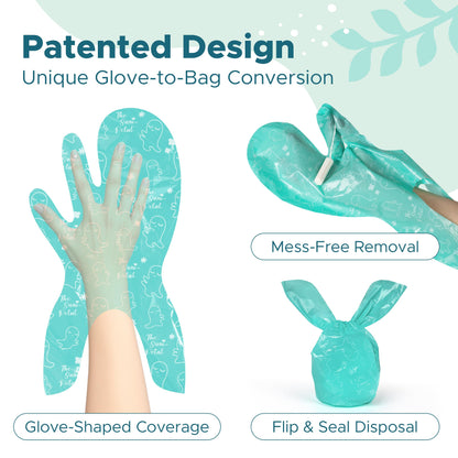 Sunlit The Sani-Petal Feminine Sanitary Disposal Bags, Hygienic Odor-Reducing and Discreet Solution for Tampons Pads Liners and More - 5 Pack, 100 Count