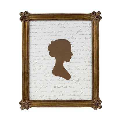 Sunlit Small Vintage Picture Frame 2.5x3.5 Inch, Antique Mini Photo Frames with Glass Front, Luxury Wallet Size Picture Frames, Photo Display Tabletop Wall Hanging Gift Ideas, Slivery Light Gold