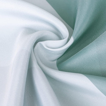 Sunlit Design 36 x 72 Inches Ombre Blue Small Stall Shower Curtain RV Half Size Narrow Bathroom Curtains Contemporary Geometric Fabric Bathroom Decor