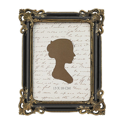 Sunlit Vintage Picture Frame 4x6 Inch, Luxury Antique Photo Frames with Glass Front, Photo Display, Tabletop Wall Hanging, Gift Ideas