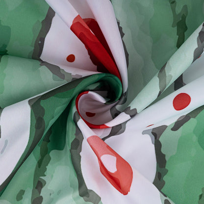Sunlit Christmas Shower Curtain, Green Xmas Pine Tree with Red Star Ornament Holiday Floral Holly Berries Decorations Festive Bathroom Fabric Shower Curtain, Home Decor Tapestry, 72" x 72"